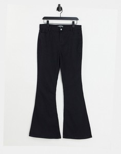 Черные расклешенные джинсы Missguided-Черный цвет