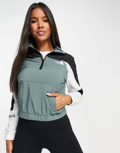 Зеленая ветровка The North Face Mountain Athletic-Зеленый цвет