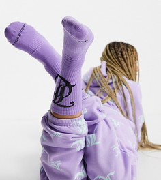 Носки сиреневого цвета с логотипом Juicy Couture X ASOS-Фиолетовый