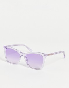 Солнцезащитные очки с квадратными линзами Love Moschino-Фиолетовый цвет