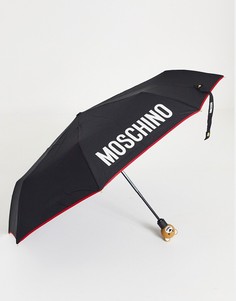Подарочный зонт с медведем Moschino-Черный цвет
