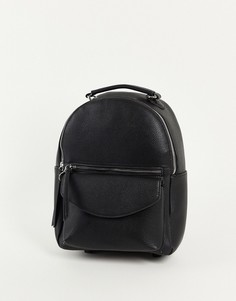 Черный рюкзак с карманом спереди и ручкой сверху Stradivarius-Черный цвет