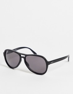 Черные солнцезащитные очки-авиаторы в стиле унисекс Ray-Ban-Черный цвет