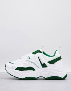 Зеленые массивные кроссовки Topshop Cameron-Зеленый цвет