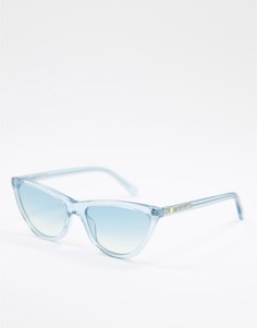 Солнцезащитные очки «кошачий глаз» Moschino Love-Зеленый цвет