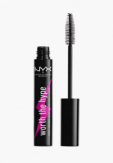 Тушь для ресниц Nyx Professional Makeup "Worth The Hype Volumizing & Lengthening Mascara", 01 Black, черная