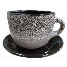 Чайная пара из керамики Мрамор МРМ00000813, 500 мл Борисовская керамика