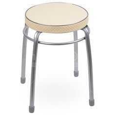 Табурет с мягким сиденьем Nika Элит ТЭЛ1 слоновая кость, 32х47 см