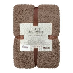Плед 1.5-сп, 150х200 см, 100% полиэстер, Texrepublic, какао, 1520 17-1418