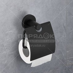 Держатель для туалетной бумаги Frap F30203 черный