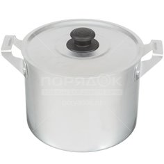 Кастрюля алюминий, 2.5 л, с крыш, Калитва, 14025