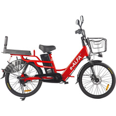 Электровелосипед Green City e-ALFA LUX 2399 красный