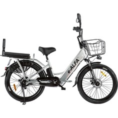 Электровелосипед Green City e-ALFA Fat 2161 серебристый