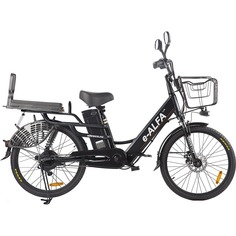 Электровелосипед Green City e-ALFA LUX 2395 черный