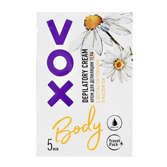 Крем для депиляции тела с экстрактом ромашки и маслом ши VOX
