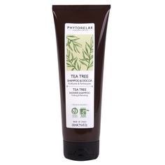 Шампунь и гель для душа 2в1 освежающий с маслом чайного дерева Phytorelax