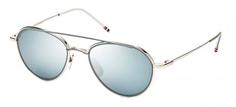 Солнцезащитные очки Thom Browne TB 109-B-T-SLV-GRY 53 Silver-Matte Grey w/Dark Grey-Silver Mirror-AR