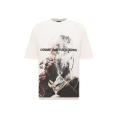 Хлопковая футболка Comme des Fuckdown