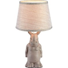 Настольная лампа декоративная Носорог 121529 E14 Без бренда