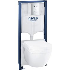 Комплект инсталляции GROHE Euro Ceramic 39702000 с подвесным унитазом