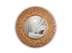 Зеркало круглое настенное coral (inshape) бронзовый 3 см.