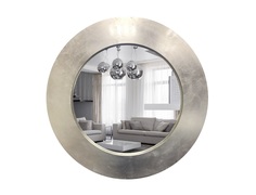 Круглое зеркало настенное brilliance 90 (inshape) серебристый 3 см.