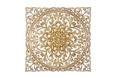 Панно деревянное estampado 75 (inshape) золотой 75x75x3 см.
