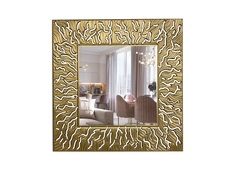 Квадратное зеркало настенное coral 90 (inshape) бронзовый 90x90x3 см.