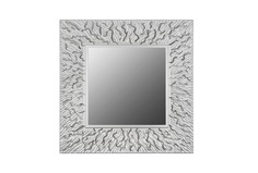 Квадратное зеркало настенное coral 75 (inshape) серебристый 75x75x3 см.