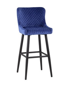 Стул барный ститч (stool group) синий 48x109x42 см.
