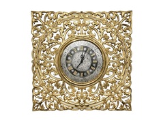 Часы настенные квадратные vintage 75 (inshape) золотой 75x75x3 см.