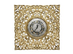 Часы настенные квадратные vintage 75 (inshape) золотой 75x75x3 см.