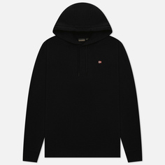 Мужская толстовка Napapijri Balis Hoodie, цвет чёрный