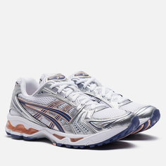Женские кроссовки ASICS Gel-Kayano 14, цвет серебряный, размер 37 EU