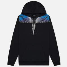 Мужская толстовка Marcelo Burlon Wings Regular Hoodie, цвет чёрный