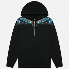 Мужская толстовка Marcelo Burlon Grizzly Wings Regular Hoodie, цвет чёрный