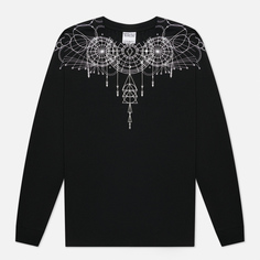 Мужской лонгслив Marcelo Burlon Astral Wings Regular, цвет чёрный