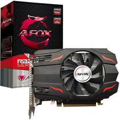 Видеокарта PCI-E Afox Radeon RX 550 (AFRX550-4096D5H4-V4) 4GB GDDR5 128bit 12nm 1183/6000MHz DVI-D/HDMI/DP