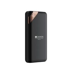 Аккумулятор внешний универсальный Canyon PB-202 CNE-CPBP20B 20000mAh, 5V/2A, 5V/2.1A(Max), USB cable length 0.25m, black