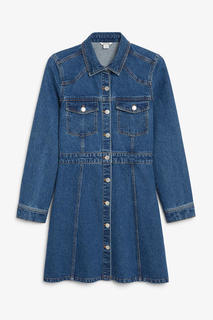 Джинсовое мини-платье Monki