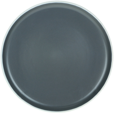 Тарелка десертная Meibo 20 см темно-серая матовая