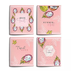 Тетрадь SchoolФормат Модный драгонфрут клетка А5 96 л