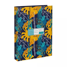 Тетрадь SchoolФормат Цветочная абстракция со сменным блоком А5 120 л