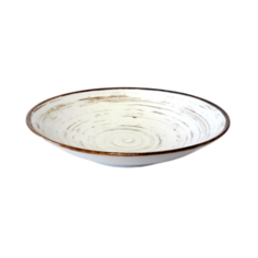 Тарелка глубокая Porcelana Bogucice Alumina Nostalgia White 22 см