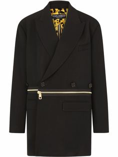 Dolce & Gabbana двубортный пиджак с молниями