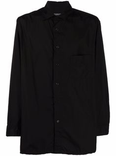 Yohji Yamamoto рубашка с нагрудным карманом