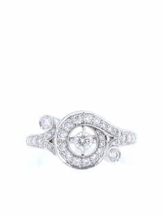 Van Cleef & Arpels кольцо Nid du Paradis 2010-х годов из белого золота с бриллиантом