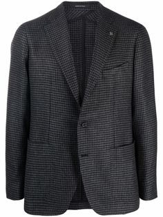 Tagliatore однобортный пиджак в ломаную клетку