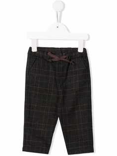 Zhoe & Tobiah клетчатые брюки прямого кроя