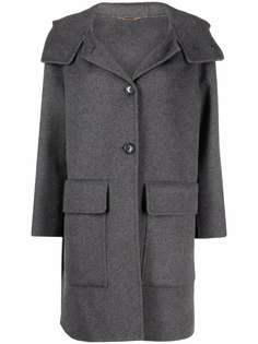 Seventy однобортное пальто с капюшоном